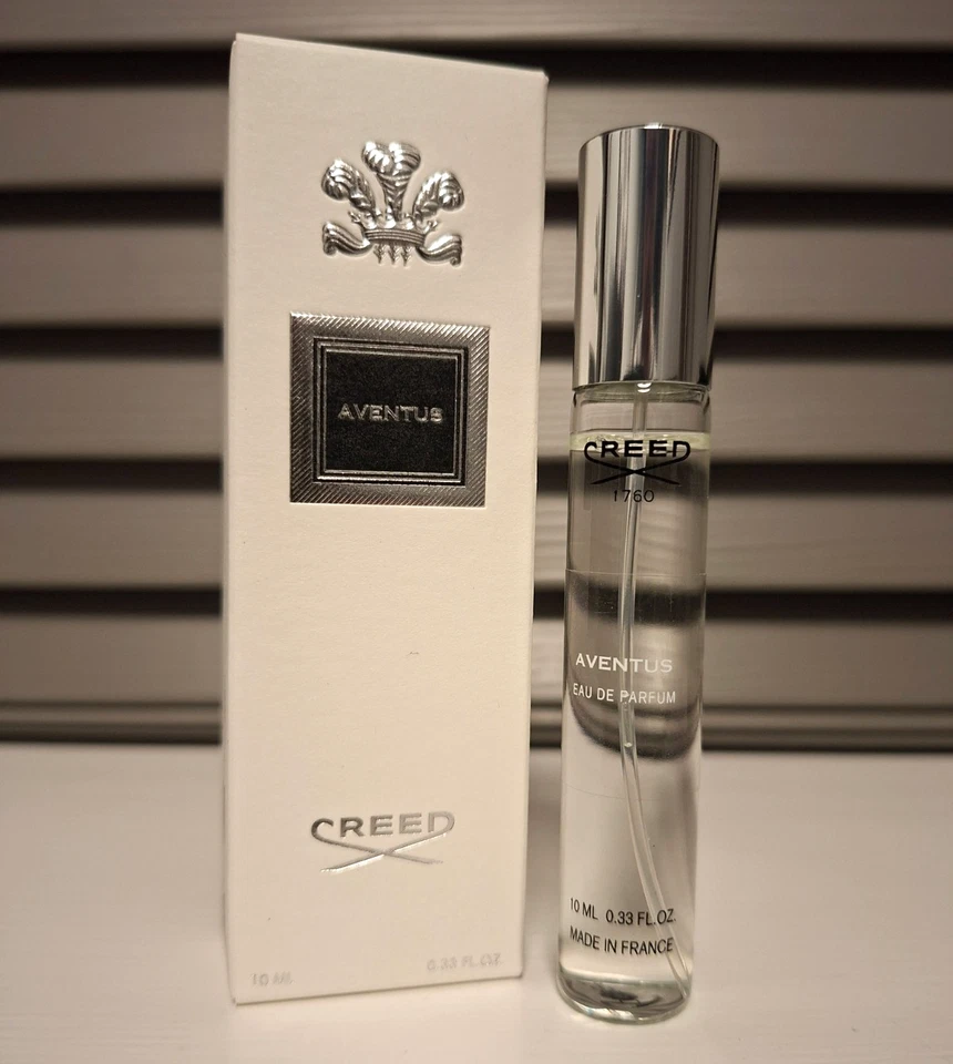 ~ NEW ~ CREED AVENTUS EAU DE PARFUM 10ml TRAVEL SPRAY FRAGRANCE **BOXED**