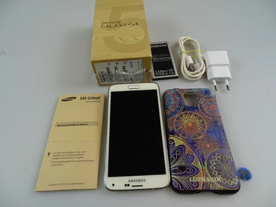 Samsung Galaxy S5 SM-G900F 16GB Weiß! Ohne Simlock! TOP ZUSTAND! OVP! Android! - Bild 1 von 4