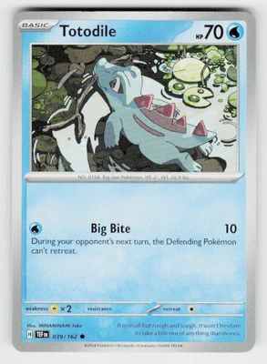 SV05: Temporal Forces #039/162 Totodile - Image 1 of 2