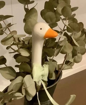 Gans Stecker Stick Ivory Keramik Exner Herbst Deko - Bild 1 von 4