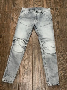 G Star Raw Mens 5620 3D Zip Knee Skinny Denim Jeans Pants Size. 34 x 32 - Picture 1 of 5