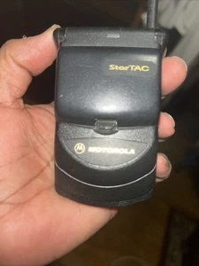 Vintage MOTOROLA StarTAC Cellular Cell Flip Phone. UNTESTED. - Picture 1 of 9