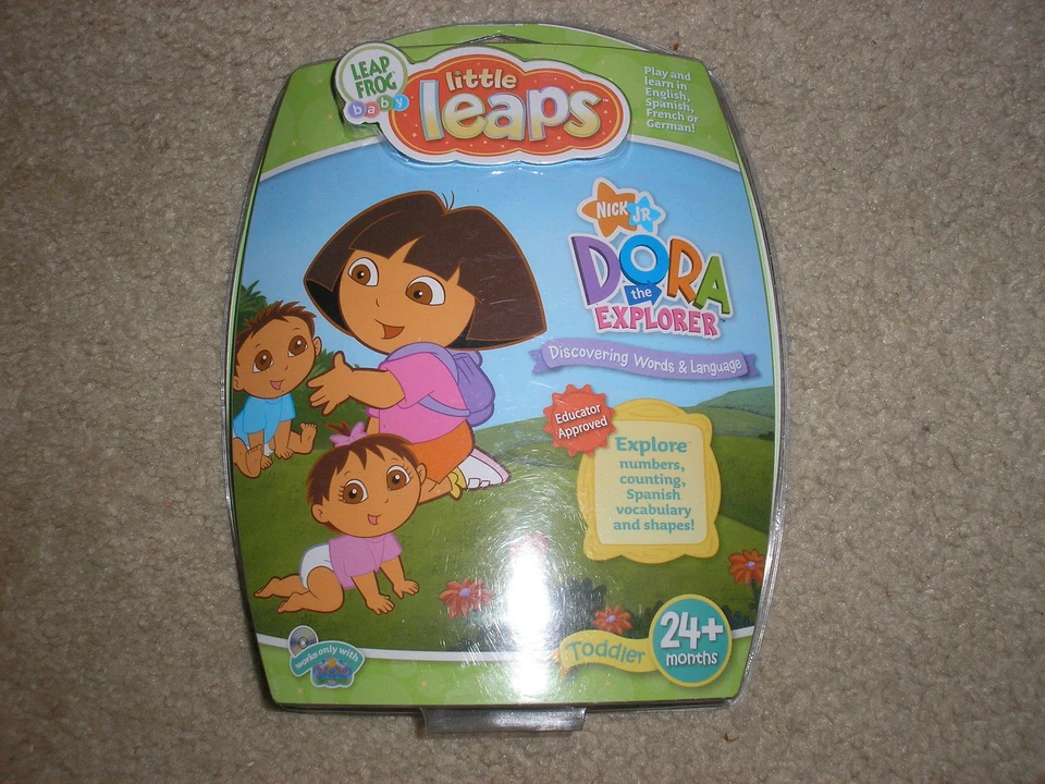 New Leap Frop baby Little Leaps Nick Jr. Dora the Explorer Discovering Words - Image 1 of 1