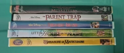 DISNEY DVD LOT BRAND NEW FACTORY SEALED Matecumbe PARENT TRAP Three Musketeers  - Image 1 of 2