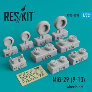Juego Ruedas MiG-29 9-13 1:72 ResKit RS72-0089 Modelo Kit Piezas - Imagen 1 de 1