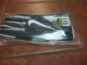 NIKE D-TACK 5.0 NFL PE PADDED LINEMAN GLOVES 4XL ELITE DARK BLUE PGF443 100 - Picture 1 of 2