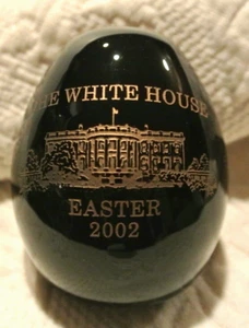 2002 White House Glass Easter Egg - Picture 1 of 4