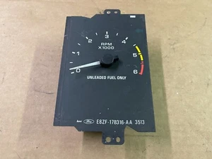 87-89 Ford Mustang 6k Tachometer Cluster Gauge Instrument Dash Panel 2.3 & 4cyl - Picture 1 of 6
