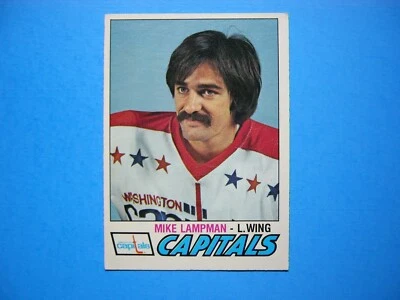 1977/78 O-PEE-CHEE NHL HOCKEY CARD #396 MIKE LAMPMAN EX/NM SHARP!! 77/78 OPC - Image 1 of 2