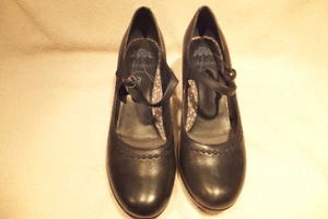 DANSKO Black Leather MARY JANE Comfort PUMPS Woman's EU 40M So nice - Picture 1 of 10