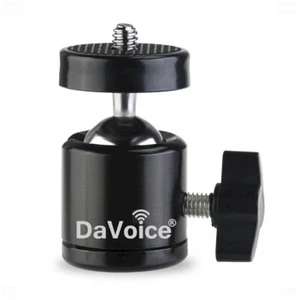 360° SWIVEL MINI BALL HEAD 1/4" SCREW MOUNT BRACKET HOLDER FR DSLR CAMERA TRIPOD - Picture 1 of 9