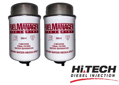 Fuel Manager Replacement Diesel Filter Element 2 Micron 35614 Twin Pack - Image 1 of 4