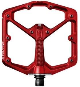 Crankbrothers 16003 Stamp 7 Large Pedals w/ Adjustable Pins Red Universal MTB - Picture 1 of 1