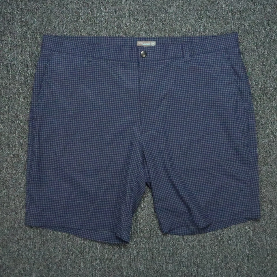 Pantalones Cortos Peter Millar Para Hombre 40 Azul Shackleford Híbrido Corona Guinga Rendimiento Foto 1 de 4