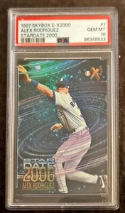 ALEX RODRIGUEZ 1997 SKYBOX EX-2000 STARDATE PSA 10 - Picture 1 of 2