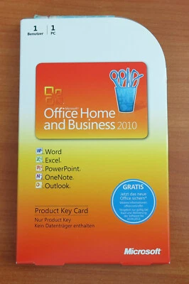 Microsoft Office 2010 Home and Business deutsche Vollversion - Bild 1 von 4