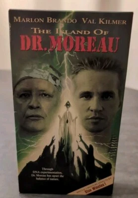 The Island Of Dr. Moreau (1996) VHS Tape Horrow Movie - Image 1 of 4