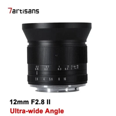 7artisans 12mm F2.8 II Wide Angle Lens for Panasonic for Olympus M4/3 Camera - Image 1 of 4