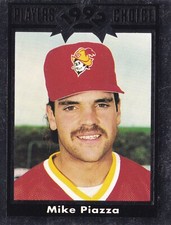 Mike Piazza 1992 Cartwrights Players Choice Rookie Baseball Card #26 RC Oddball