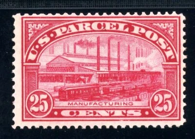 USAstamps Unused FVF US 1912 Parcel Post Manufacturing Scott Q9 OG MNH - Image 1 of 2