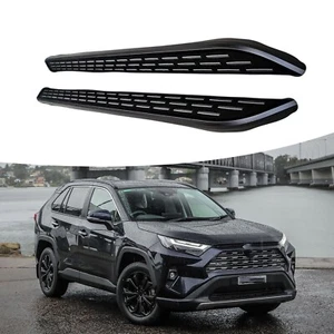2PCS Running Board fits for Toyota RAV4 2019-2024 Aluminium Side Step Nerf Bars - Picture 1 of 5