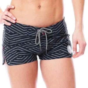 Jobe Boardshorts Ladies Shorts Grey Black Jet Ski Wakeboard Waterski Sup Beach - Picture 1 of 1