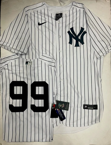 New York Yankees Aaron Judge #99 Nike Men's Official MLB Authentic Jersey Sz 48 Cover