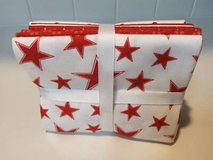 Lot of 5 Fat Quarters Pink Rabbits Florals 18 X 22" Cotton  Quilts Crafts New  - Picture 1 of 5