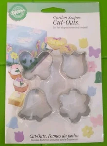 Wilton Garden Shaped Cut-outs Fondant NIP - Picture 1 of 3