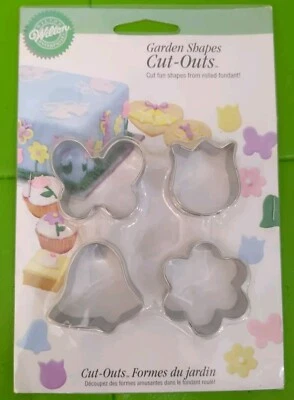 Wilton Garden Shaped Cut-outs Fondant NIP - Image 1 of 3