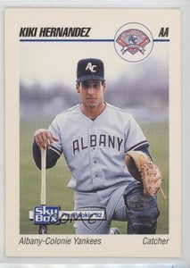 1992 SkyBox Pre-Rookie Albany-Colonie Yankees Kiki Hernandez #23 Rookie RC