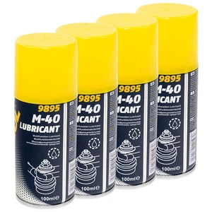 4x 100 ML Originale Mannol M-40 Lubricant Remover Olio Penetrante Multifunzione - Foto 1 di 8