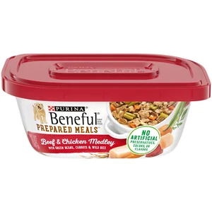 Purina Prepared Meals Wet Dog Food High Protein Beef & Chicken Medley, - Picture 1 of 11
