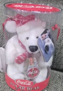 Coca Cola Orso Polare & Orologio Edizione Limitata By Cavanagh 1999/spedizione gratuita USA - Foto 1 di 3