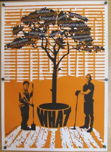 2016 Barack Obama / Raul Castro Cuba Poster Artist Signed " What About Now " - Picture 1 of 5