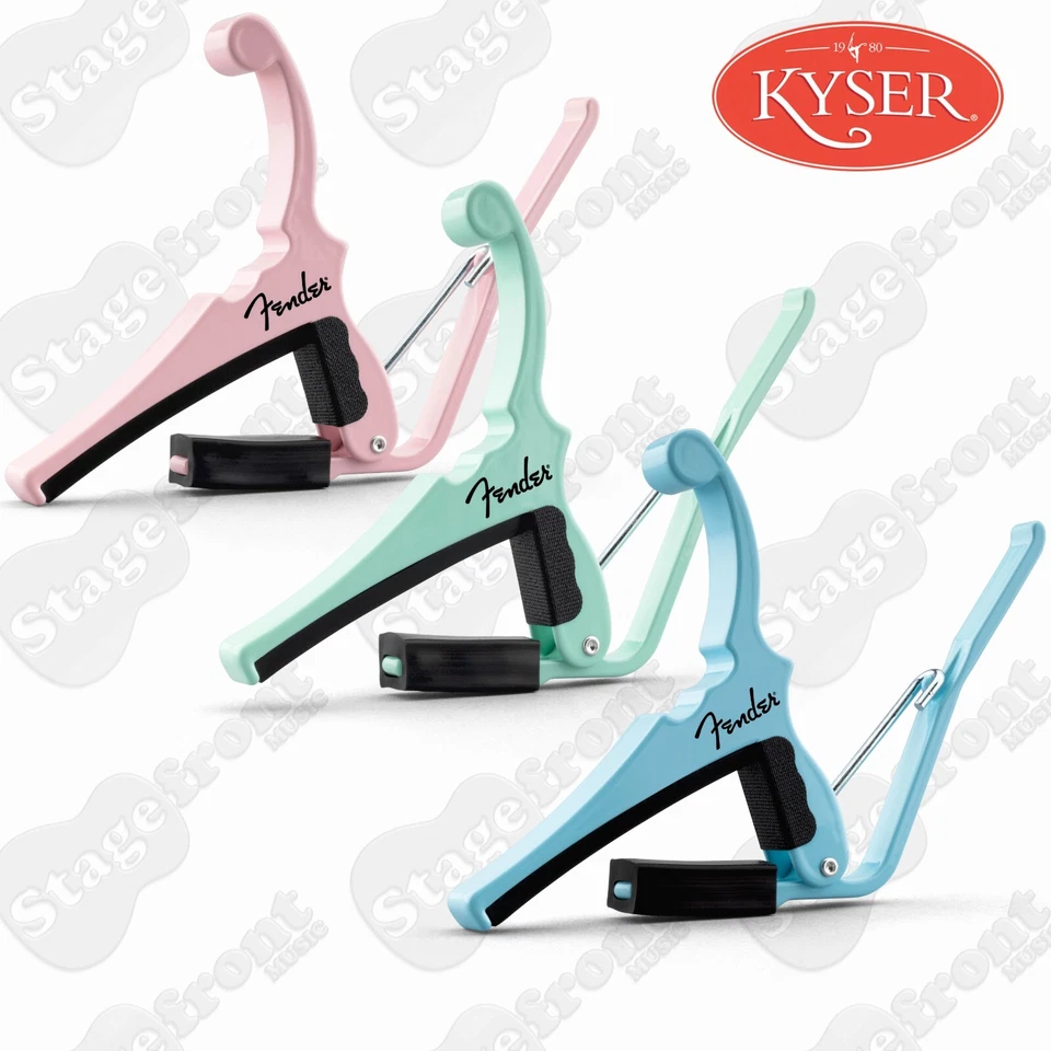 KYSER FENDER QUICK CHANGE ELECTRIC GUITAR CAPO – SELECT COLOUR - image 1 of 1