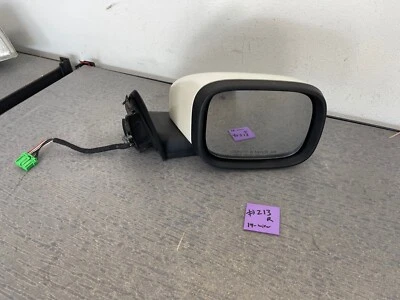 Conjunto de espejo retrovisor puerta paso derecho Volvo XC90 2007-2010 OEM 14 cables metálico blanco Foto 1 de 4