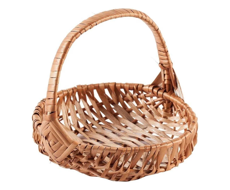 Piccolo Cesto Cestino in Salice a 1 Manico - Colore Naturale - 18 x 16 x 13,5 cm - Immagine 1 di 1