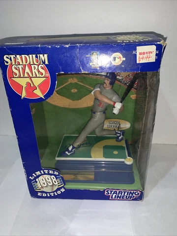 Mike Piazza Los Angeles Dodgers 1998 Starting Lineup Stadium Stars Figure NIB LA Cover