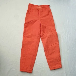 Ellesse Vintage retro rare 80s 90s women's size 40 Ski Pants orange Nylon - Imagen 1 de 8