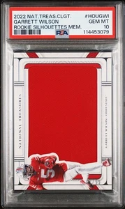 Parche Jumbo Panini National Treasures 2022/99 Garrett Wilson PSA 10 GEM MT - Imagen 1 de 2