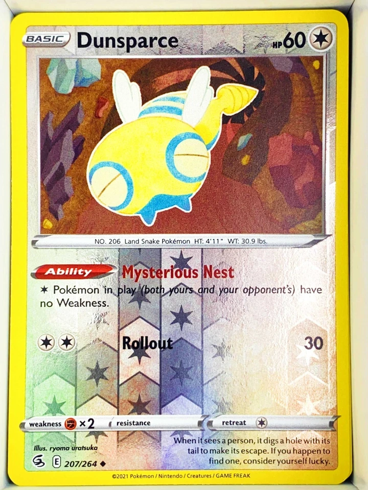 Dunsparce 207/264 Fusion Strike 2021 English Reverse Holo - Image 1 of 1