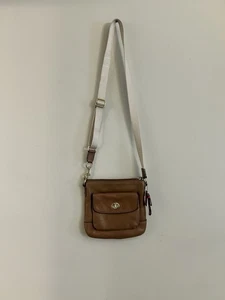 Coach Park Swingpack (Coach F49170) Latón Cuero Tostado Británico - Imagen 1 de 10