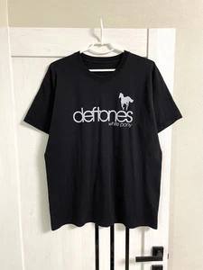 Vintage Deftones White Pony Tour Metal Band T-Shirt Size XL Black - Picture 1 of 9