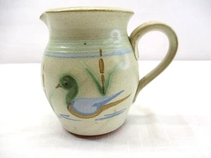 Vintage Redware Caledonia Nova Scotia signiert D. Kryzalka Krug Kunstkeramik Ente - Bild 1 von 12