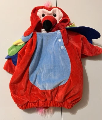 Parrot Macaw Bird Sz 0-6 Months Halloween Costume Hooded Animal Toucan Infant - Image 1 of 4