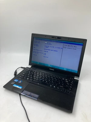 Toshiba Laptop Tecra R840-15J 14" i3 2nd Gen 2GB RAM No HDD No OS Batch of 2 - Image 1 of 4