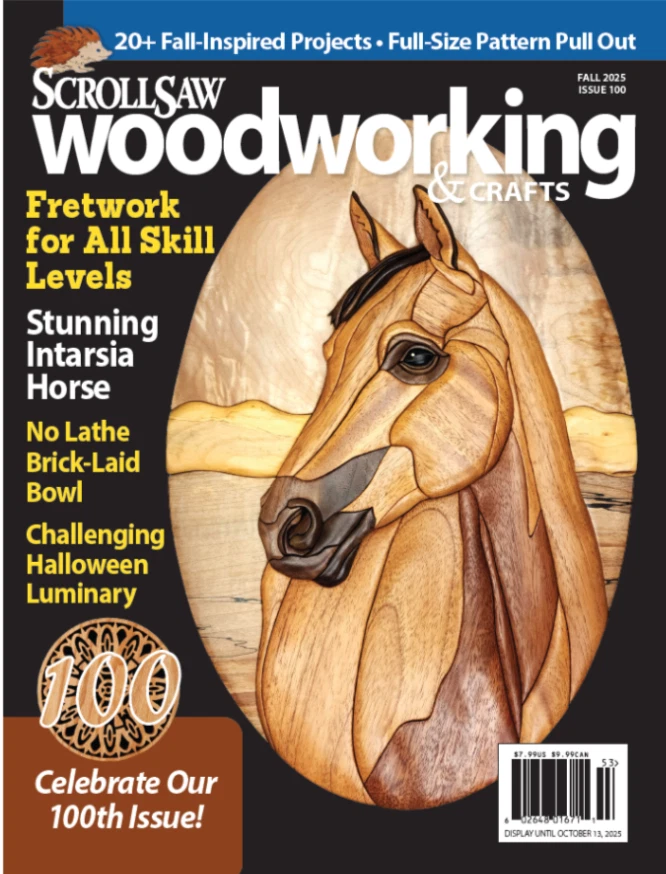 SCROLL SAW WOODWORKING & CRAFT ISS.100 FALL 2025 | HORSE | HALLOWEEN - Image 1 of 1