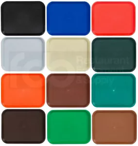 24 PACK - Choice Fast Food Tray Plastic Serving Lunch Cafeteria Restaurant Diner - Picture 1 of 18