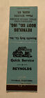 Vintage Matchbook Cover! Reynolds Body Co, Inc! Allen, Ky! Cc114